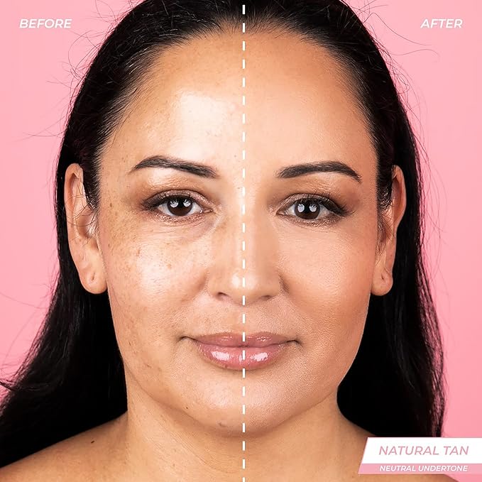 MCoBeauty Miracle Hydra Glow Oil-Free Foundation - Water-Based, Light-Medium Coverage - Features A Natural Satin Finish - Ultimate Radiant Base - With A Second-Skin Feel - Natural Tan - 1 Oz