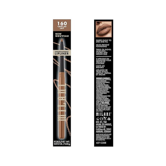 Milani Understatement Lipliner Pencil - Highly Pigmented Retractable Soft Lip Liner Pencil, Easy to Use Lip Makeup