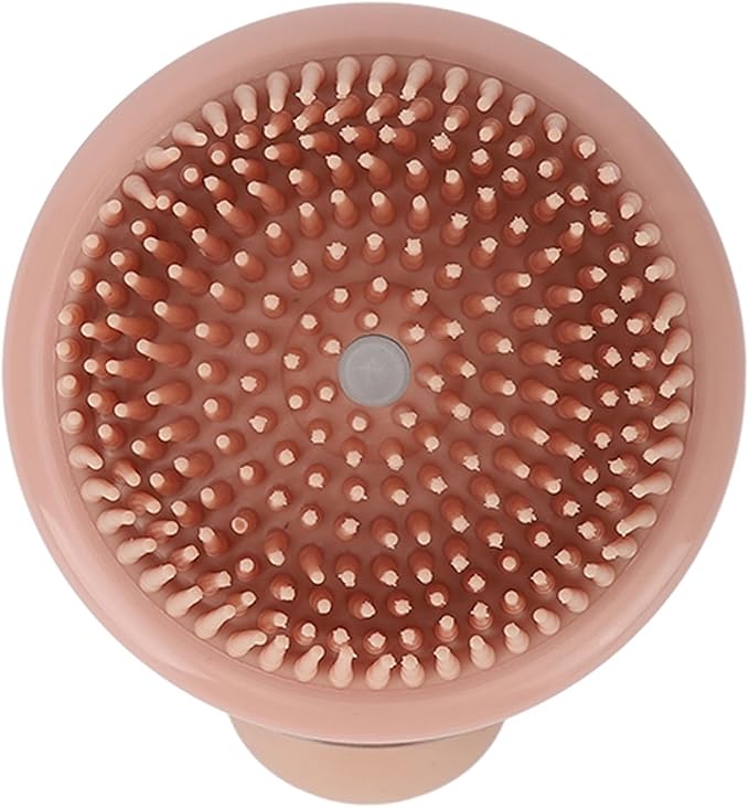 Exfoliating Shower Scrubber, Lathers Well Silicone Body Scrubber Shampoo Dispenser for Bath for Women Men