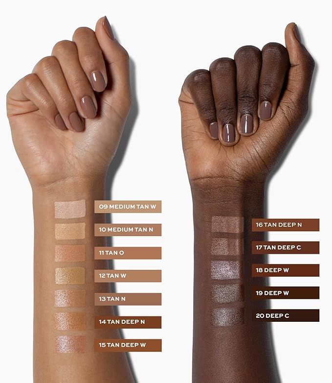MAKE Beauty Skin Mimetic Concealer Buildable Medium Coverage Hydrating Concealer for Dark Circles Spot Concealing Brightening Crease-Free, Including Mature Skin. Radiant Finish. 18 Deep Neutral