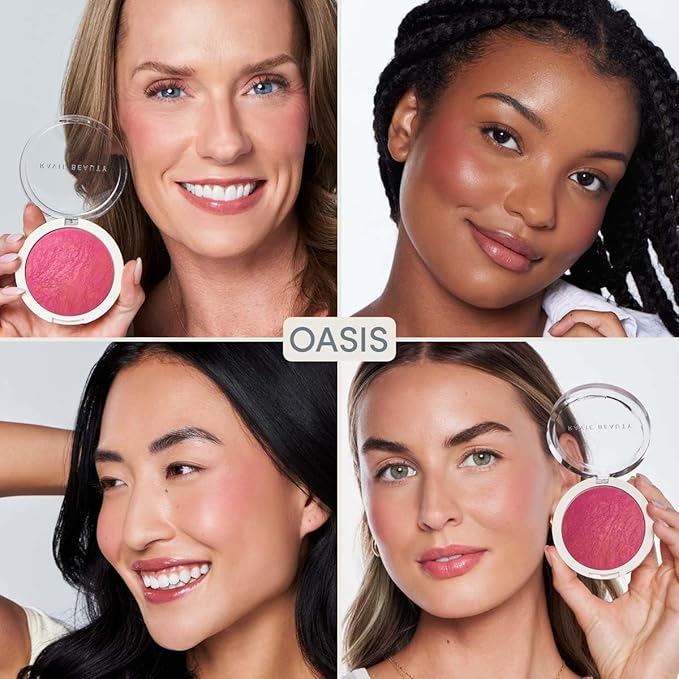 Endless Diffusionβ’ Baked Blush - Long-Lasting, Buildable, Smooth & Natural Finish (Oasis, 0.25oz)