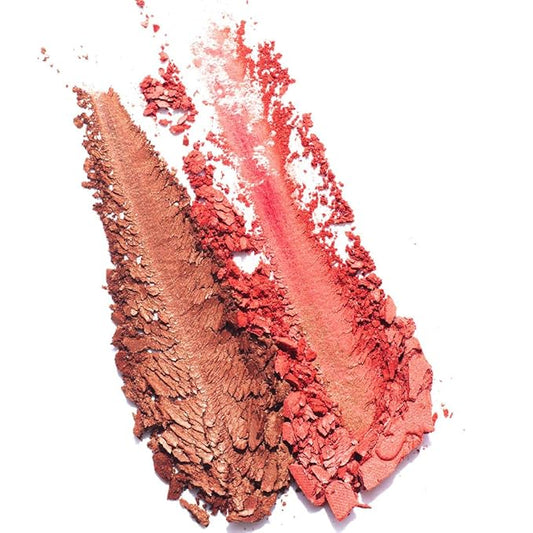 Ere Perez - Natural Rice Powder Blush + Bronzer Duo | Buildable, Breathable, Oil Absorbing, Medium Coverage | Vitamin E, Chamomile | Vegan, Cruelty-Free, Clean Beauty (Brooklyn)