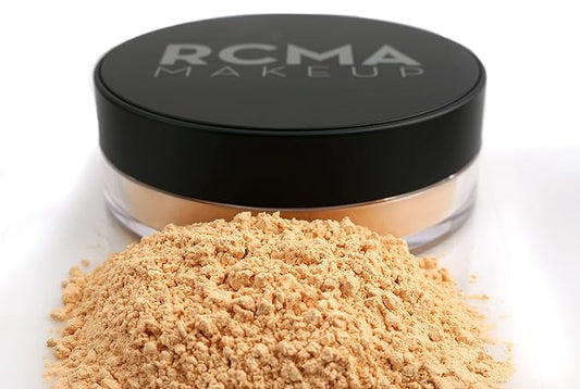 RCMA Makeup Premiere Loose Powder Amber β Talc-Free β Blurring, Oil-Control, No Flashback, Vegan & Cruelty-Free β 0.5oz