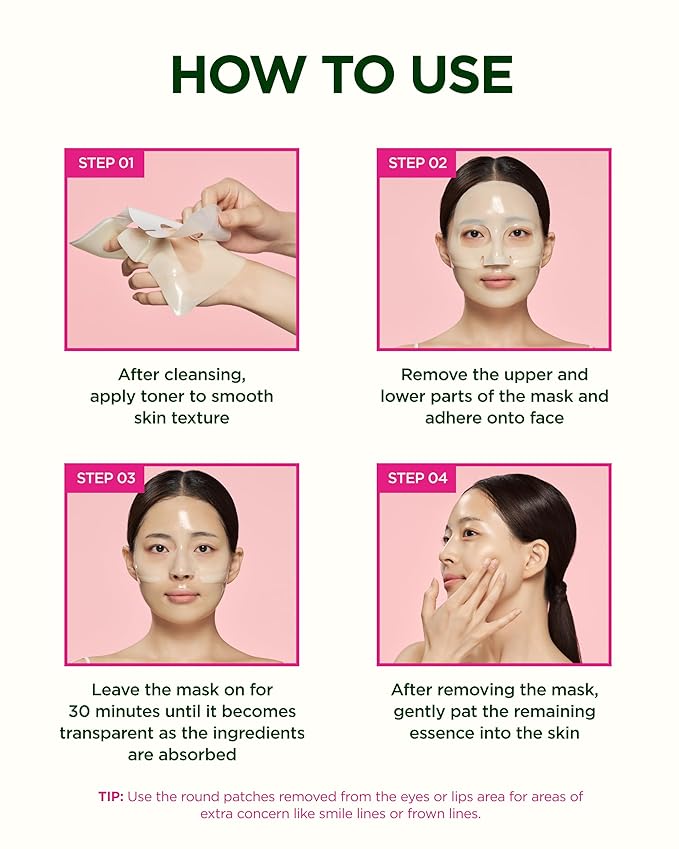 CKD Retino Collagen Boosting Hydrogel Face Mask (10ea) - Korean Firming Jelly Mask for Glass Skin, Pore Minimizing and Moisturizing with Retinal & Low Molecular Collagen. Korean Skin Care.