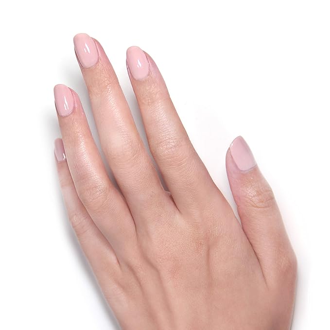 LONDONTOWN UV/LED Gel Nail Polish - Long Lasting, Chip Resistant High Shine Color - Glossy Nude Pink, Make Me Blush, 12ml/.40fl oz