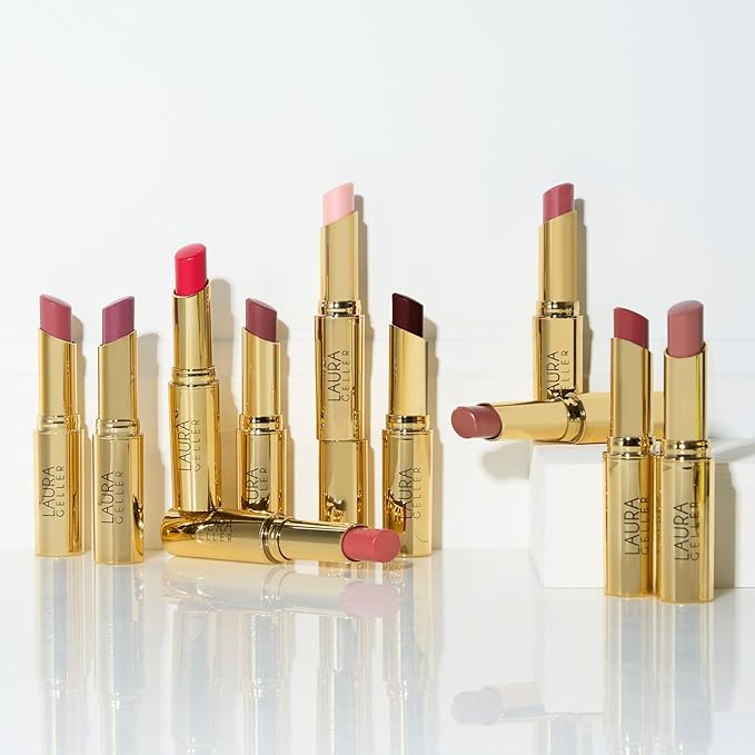 LAURA GELLER NEW YORK Jelly Balm Moisturizing Tinted Lip Color - Whatta Melon Hydrating Vitamin E - Semi-Shine Finish