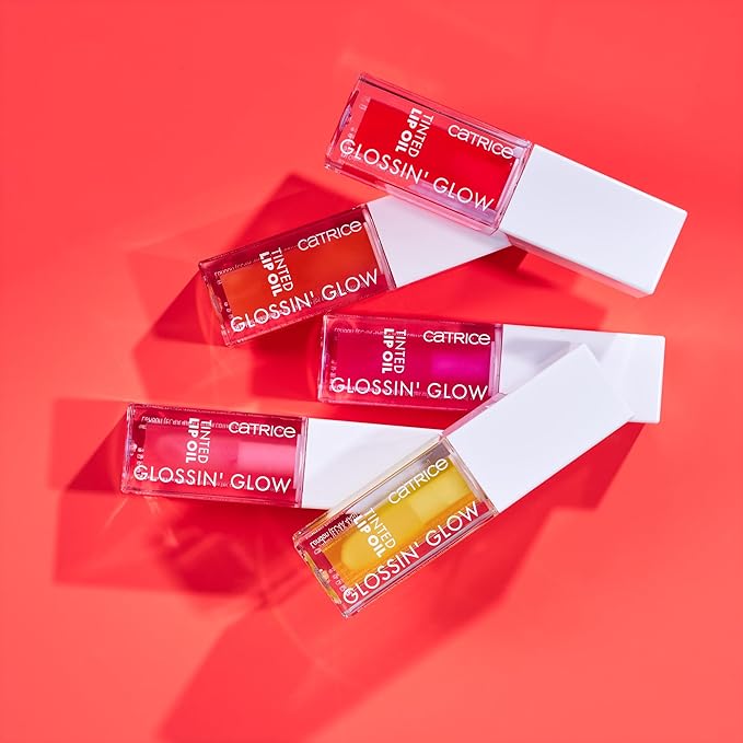 Catrice | Glossinβ Glow Tinted Lip Oil | High Shine, Moisturizing Lip Stain | With Cherry & Pomegranate Oil | Vegan, Gluten Free & Cruelty Free (20 | Drama Mama)