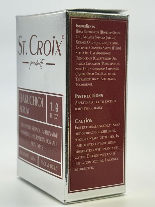 Bakuchiol Face & Body Serum β Vitamin C & E Infused, Odorless, Hydrating Anti-Aging Oil β Gentle Retinol Alternative for Radiant, Youthful Skin - 1 oz