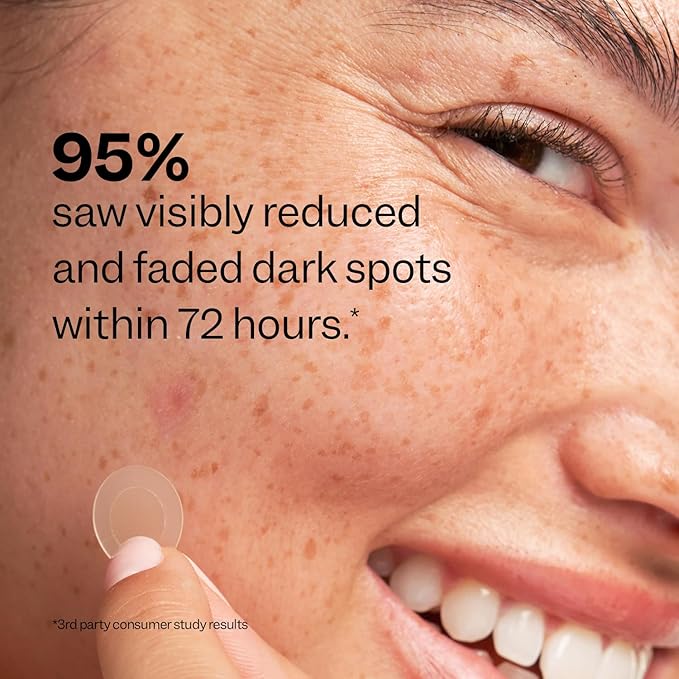 Peach Slices Dark Spot MicroDarts | For Dark Spots, Post-Blemish Redness | Self-Dissolving | Niacinamide, Vitamin C, Hyaluronic Acid, and Cica | Vegan | Cruelty Free | 9 Patches