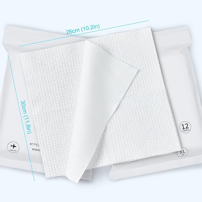 ClearFace Sensitive Skin Face Towels β Biobased Makeup Remover and Dry Wipes, Compact Travel Pack