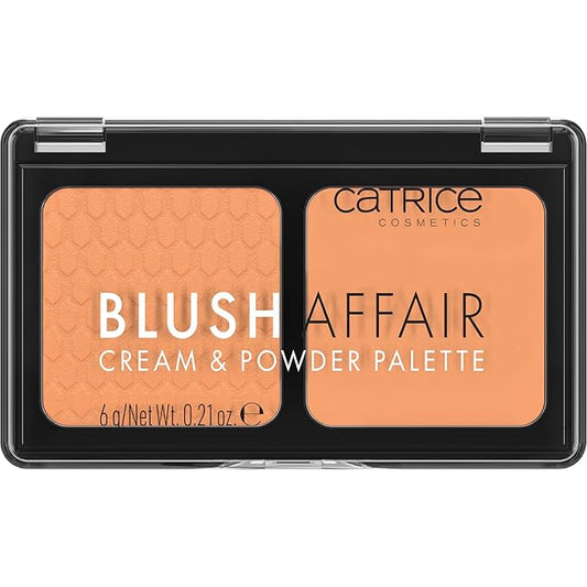 Catrice | Blush Affair Cream & Powder Palette | Highly Pigmented Radiant Cream & Soft Matte Powder | Vegan & Cruelty Free (030 Absolute Apricot)