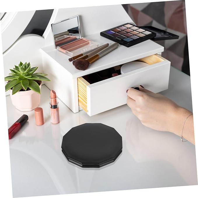MERRYHAPY Folding Vanity Mirror Mini Mirror for Makeup Portable Makeup Mirror Travel Small Mirror Double-Sided Small Mirror Girls Mini Mirrors Magnifier Glass Double Sided X10 Pocket Mirror