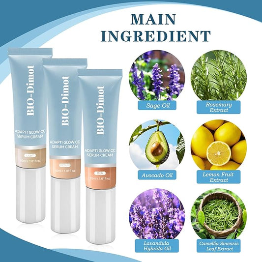 CC Cream for Women,2025 New Lightweight Moisturize All-Over Complexion Perfector – Long-Lasting CC Cream Foundation - Waterproof & Transfer-Resistant Skin Tint 30ML (Rich, 30ml)