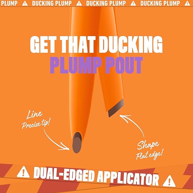 NYX PROFESSIONAL MAKEUP Duck Plump Plumping Lip Liner, Matte Pencil With Up To 10HR Wear, Flirty Flip (Pink Lip Liner)