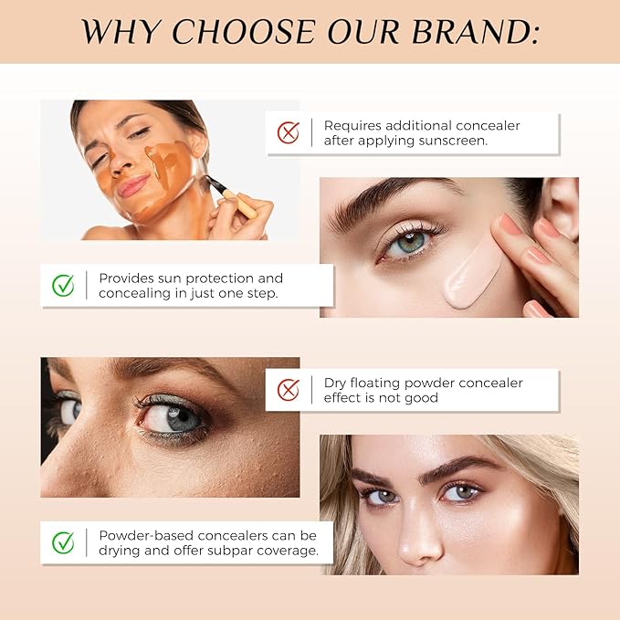 Foundation Color Changing - Foundation 4 in 1 Medium/Light Spectrum With SPF 50 | All-Day Makeup Hold & Makeup Nude & Sweatproof | Hydrating Foundations Full Coverage Suitable For Dry&Oily Skin Types