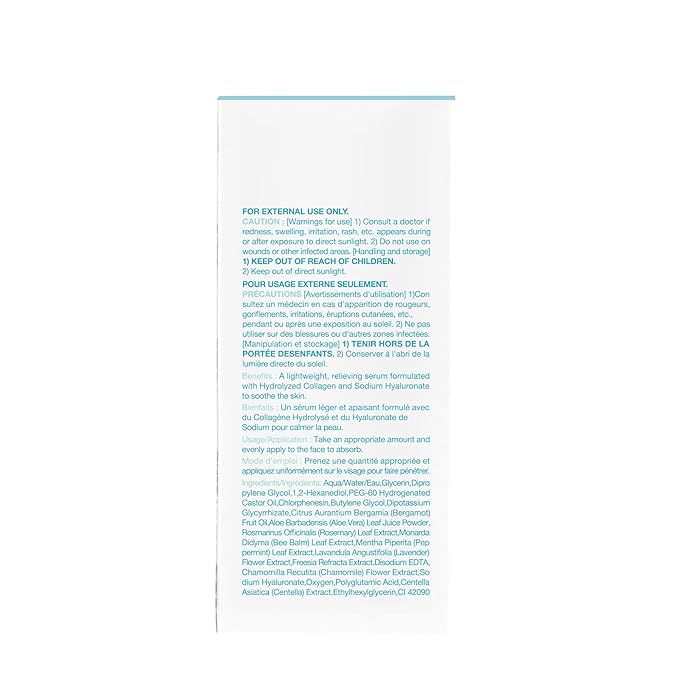 Couperose Fluid β Redness Treatment Serum for Sensitive Skin with Centella Asiatica, Hyaluronic Acid, and Rose Water (50ml/1.69 oz)