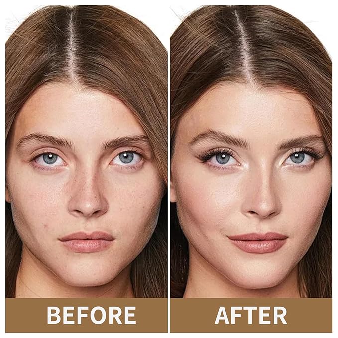 Lunora Color Adapting Foundation,4 in 1 Medium Spectrum, Moisturizing Color Change Full Coverage,Waterproof and Sweatproof