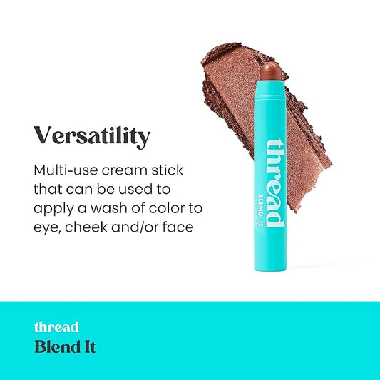 Beauty Blend It Multi-Stick, Creamy, Buildable Color and Highlighter for Eyes, Cheeks, and Face, Soft - Brown Shimmer