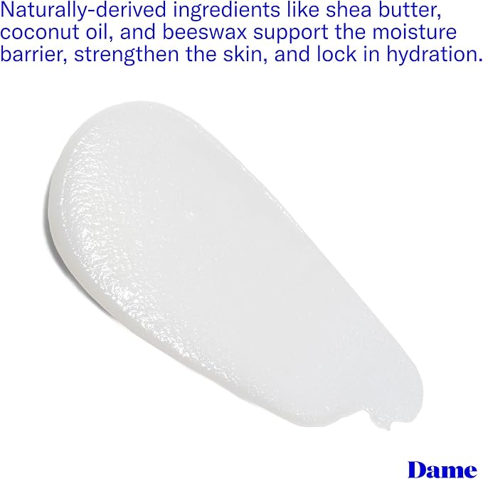 Dame Products Play Balm for Women and Men - Oil-Based Moisturizer + Massage Lotion