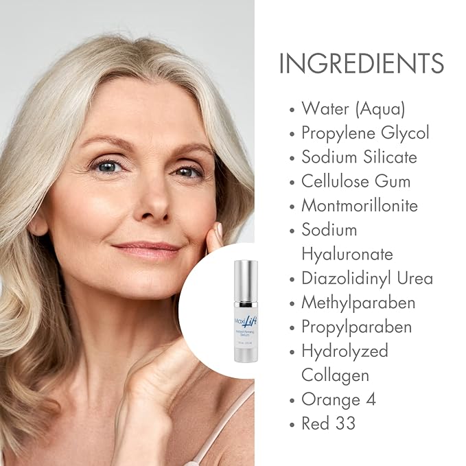 Biologic MaxiLift Instant Face Lift Serum - Skin Tightening Face Serum for Women Eyes, Firms and Smooths Sagging Skin, Fine Lines & Wrinkles - 0.5 Fl Oz