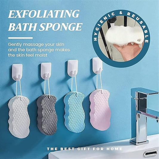 Super Soft Exfoliating Bath Sponge, Weicher Peeling-Badeschwamm KΓΆrper Peeling-Schwamm Tote Haut Entfernen Handbrause Massage fΓΌr Kinder und Erwachsene