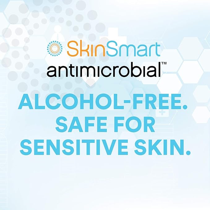 SkinSmart Antimicrobial Facial Cleanser Spray to Remove Viruses and Bacteria Around Eyes, Nose and Mouth, Fight Maskne, 8 oz Spray Non-Irritating Hypochlorous Acid