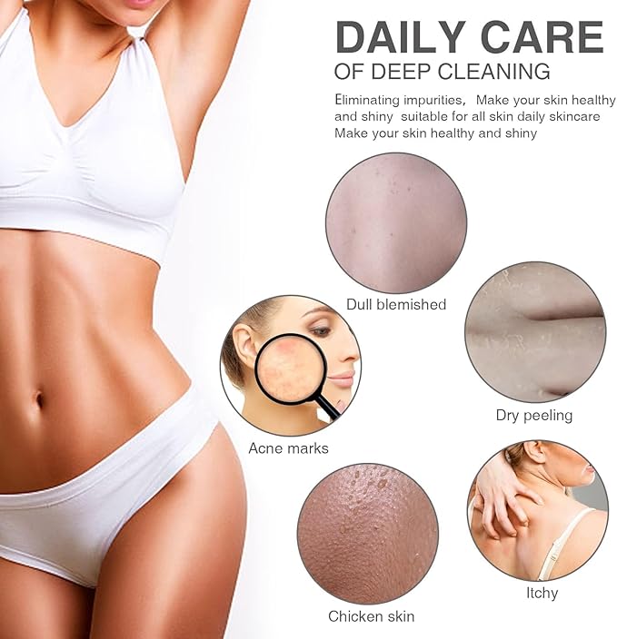 3 Pieces African Bath Sponge African Net Long Net Bath Sponge Exfoliating Shower Body Scrubber Back Scrubber Skin Smoother,Great for Daily Use (Brown, Blue, Purple)