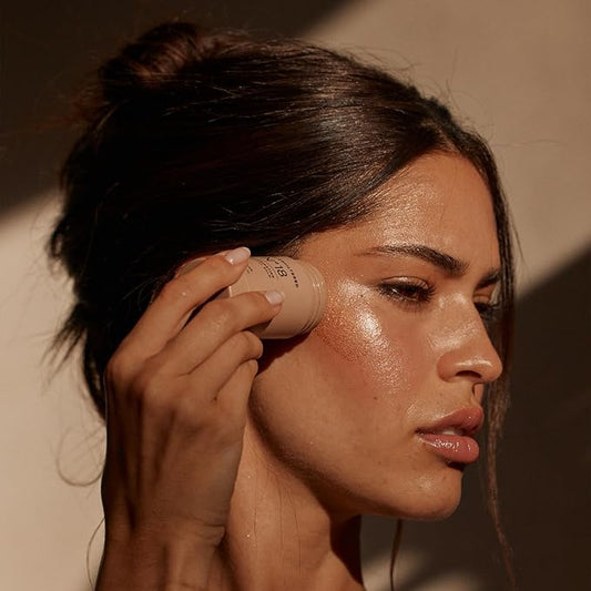 + Lux Unfiltered NΒ°18 Illuminating Beauty Balm - Cream Bronzer Stick with Mango Butter - Buildable and Blendable Bronze Blush Stick - Vegan & Cruelty Free - Tropics (A Sheer Wash of Bronze)