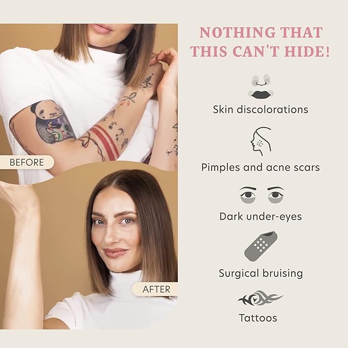 Dermacol Make Up Cover Waterproof Hypoallergenic SPF30 Shade 208 1 Ounce