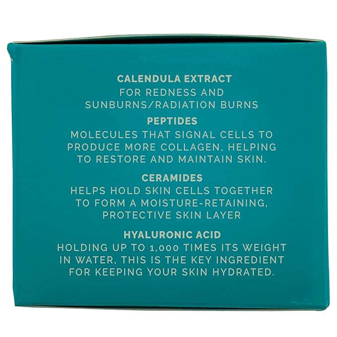 RemeVerse Radiation Cream β Unscented, Gentle, Hyaluronic Acid, Peptides & Calendula Cream for Burns, Soothing Skin and Hydrate Sensitive Skin, Radiation Treatment Skin Care β 6 fl oz