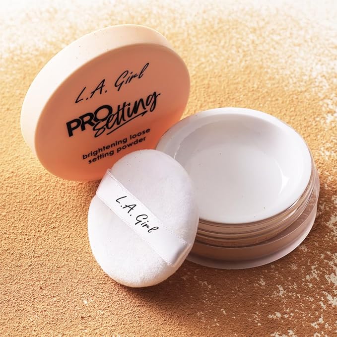 L.A. Girl Pro Setting Brightening Loose Setting Powder, Yellow GLP738