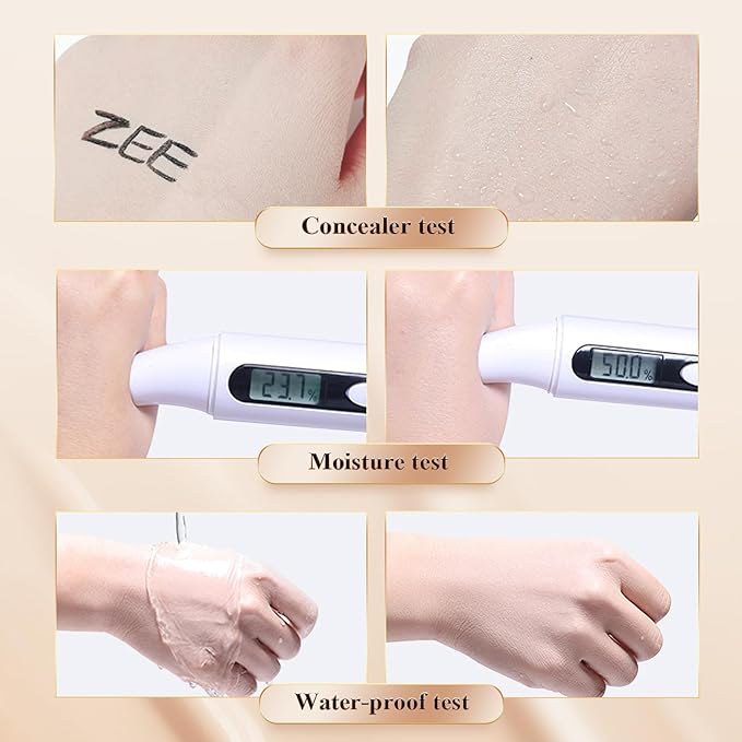 Air Cushion CC Cream Foundation - BB Cream Face Makeup Foundation for Natural Skin Radiant & Moisturizing Skin, Easy Application, Create Long-Lasting & Waterproof Face Makeup (Natural, 3.21 Ounce)