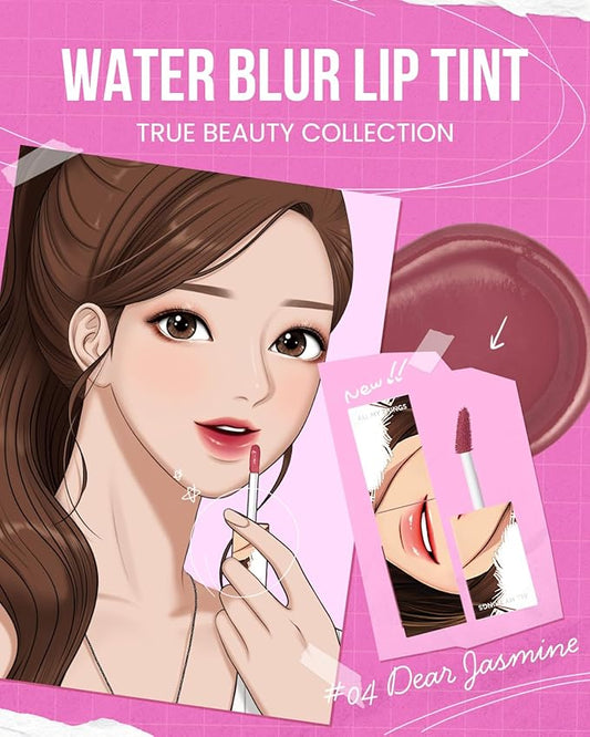 AMTS Webtoon True Beauty - 04 Dear Jasmine | High Pigment Liquid Non-Sticky Long-Wearing Long-Lasting | Korean Webtoon