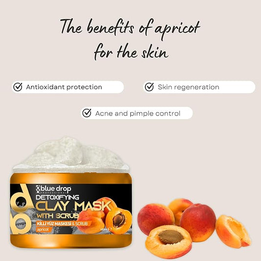 Apricot Scrub for Face and Body | 16 fl Skin Cleansing and Firming Peel | Moisturizes and Restores Skin pH Balance Scrub for Face and Body (Apricot, 16 Fl Oz)