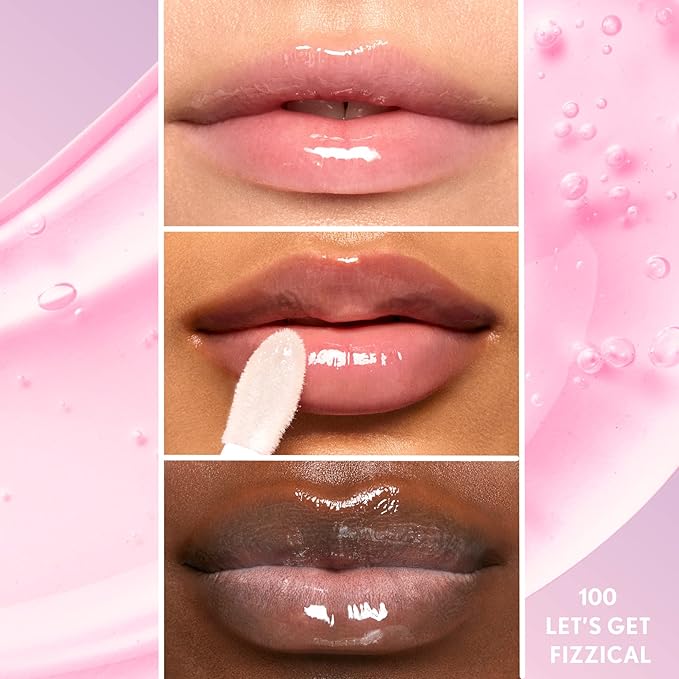 COVERGIRL Clean Fresh Yummy Lip Gloss, Sheer, Natural Scents, Vegan Formula - LetΓ’β¬β’s Get Fizzical