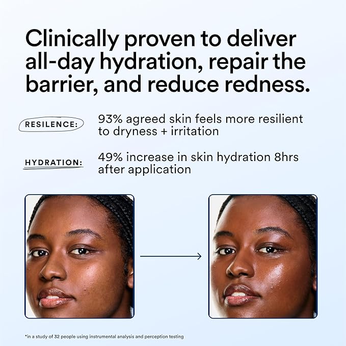 Experiment Molecular Mesh Barrier Repair Moisturizer β Soothing Lightweight Face Cream for Strength, Redness & Irritation - Ectoin, Phytosphingosine, Centella 2 FL OZ - Vegan for Sensitive Skin