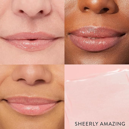 LAURA GELLER NEW YORK Jelly Balm Moisturizing Tinted Lip Balm - Sheerly Amazing - Hydrating Vitamin E - Semi-Shine Finish