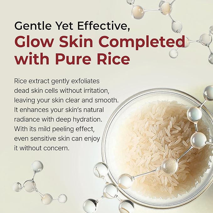 Peel Shot Glow Black Rice Peeling Ampoule, Soft Exfoliating Face and Body Scrub Dead Skin Cells, Blackheads Remover for All Skin Types korean skin care 80ml