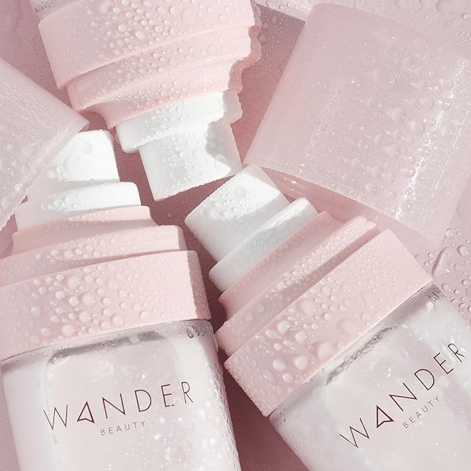 Wander Beauty Mist Connection Essence and Toner - 8-in-1 pH Balancing & Hydrating Facial Mist - Glowy Skin Care with Niacinamide, Hyaluronic Acid, Evening Primrose & Avocado - Alcohol-Free - 2.7 fl oz