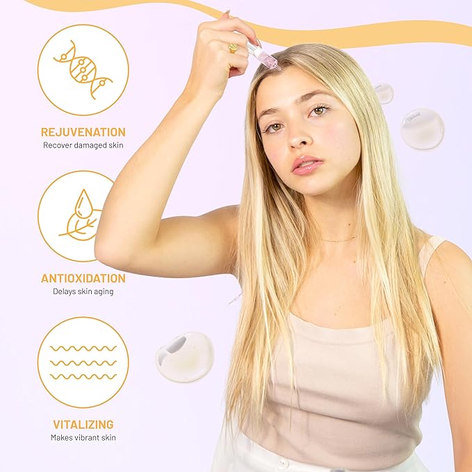 BRΓUN SD - Control Salmon DNA Ampoule - Micro Needling Korean Serum Booster for Face and Body to Use with and without Derma Pen Microneedling Skin Care Serum 1.18 fl.oz