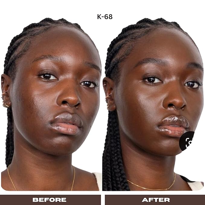 soft matte powder (K-68. Deep with golden undertone)