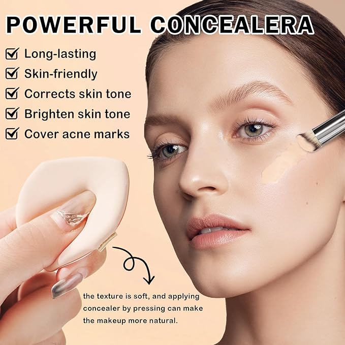 Under Eye Color Corrector,Cream Concealer Full Coverage for Mature Skin,Vegan Under Eye Cream Dark Circles Cover up Makeup Concealer Makeup,Under Eye Brightener (08 Golden Tan)