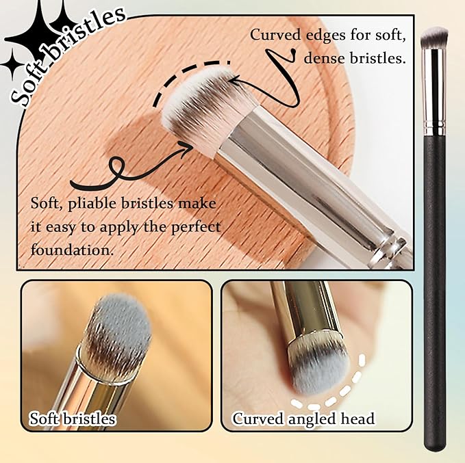 2PCS Hydrating BB Cream,Full Coverage Concealer Liquid Foundation for All Skin Types,Face Sunscreen SPF 50 PA++++ Long Lasting Moisturizing Oil Control Foundation Makeup Brush Set๏ผIvory & Natural๏ผ