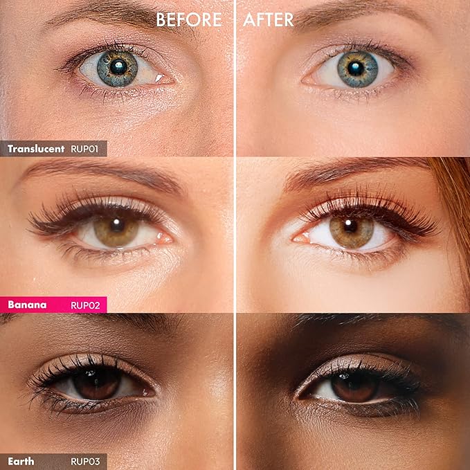 Ruby Kisses Instant Bake Undereye Powder - Vegan, Cruelty Free Powder for Brightening Eyes and Smudge-Free Makeup