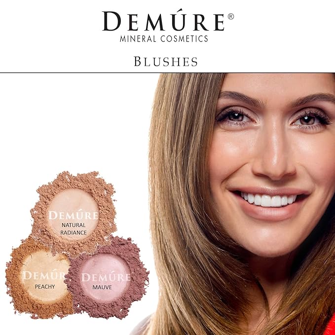 Mineral Make Up Blush, Loose Powder Makeup, Natural Makeup, Blush Makeup, Professional Makeup, Cruelty Free Makeup, Blush Powder By Demure (Mauve)