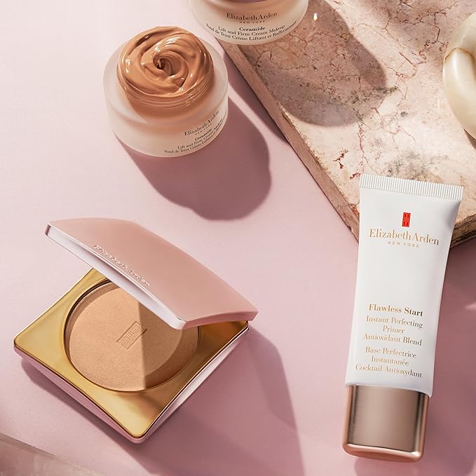 Elizabeth Arden Flawless Finish Skincaring Pressed Setting Powder - Bronze Shade - Matte (Pack of 2)