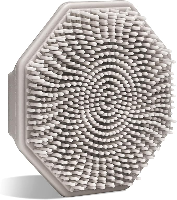 Sud Scrubยฎ Antimicrobial Silicone Face Scrubber, 1 Pack, Gentle Face Exfoliator for Sensitive Skin, Eco Friendly Facial Cleansing Brush, Exfoliating Face Brush for Men and Women (Clay)