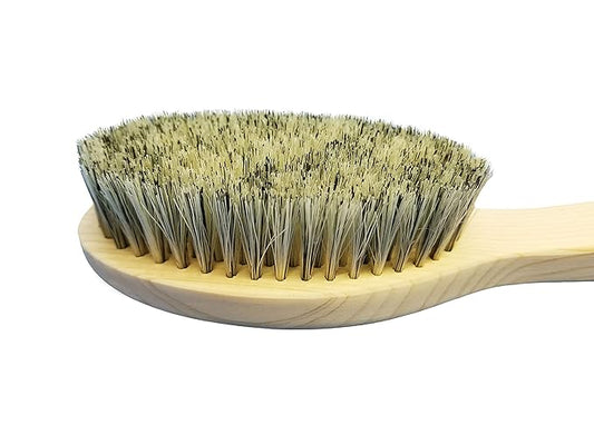Japanese Body Brush for Bath or Dry Brushing, Exfoliation, Cellulite Treatment, Long Handle, Hard