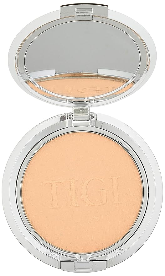 TIGI Cosmetics Powder Foundation, Pure, 0.37 Ounce