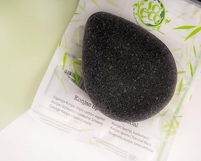 Konjac Sponge - Charcoal